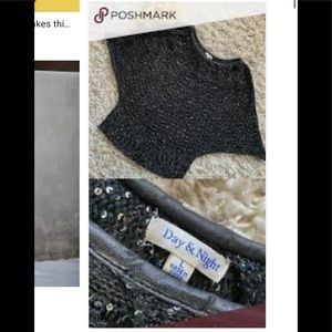 Adorable multicolored sequin sweater